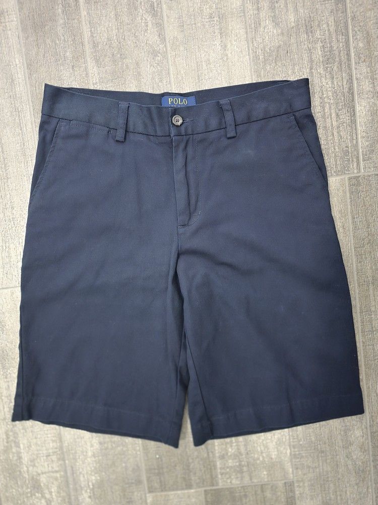 Ralph Lauren Blue Chino Shorts (Size: Boys 16)