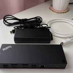 Lenovo Docking Station Dual Monitor Hybrid USB-C/USB-A (Model 40AF0135US)