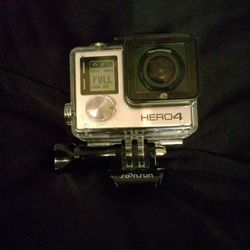 GO  PRO HERO 4 WITH WATER PROOF CASE