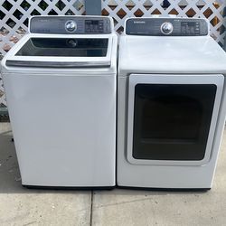 Samsung aqua jet, washer, and multi steam dryer