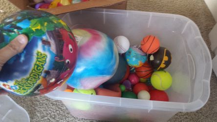 Various size balls