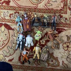 lot star Wars action figures