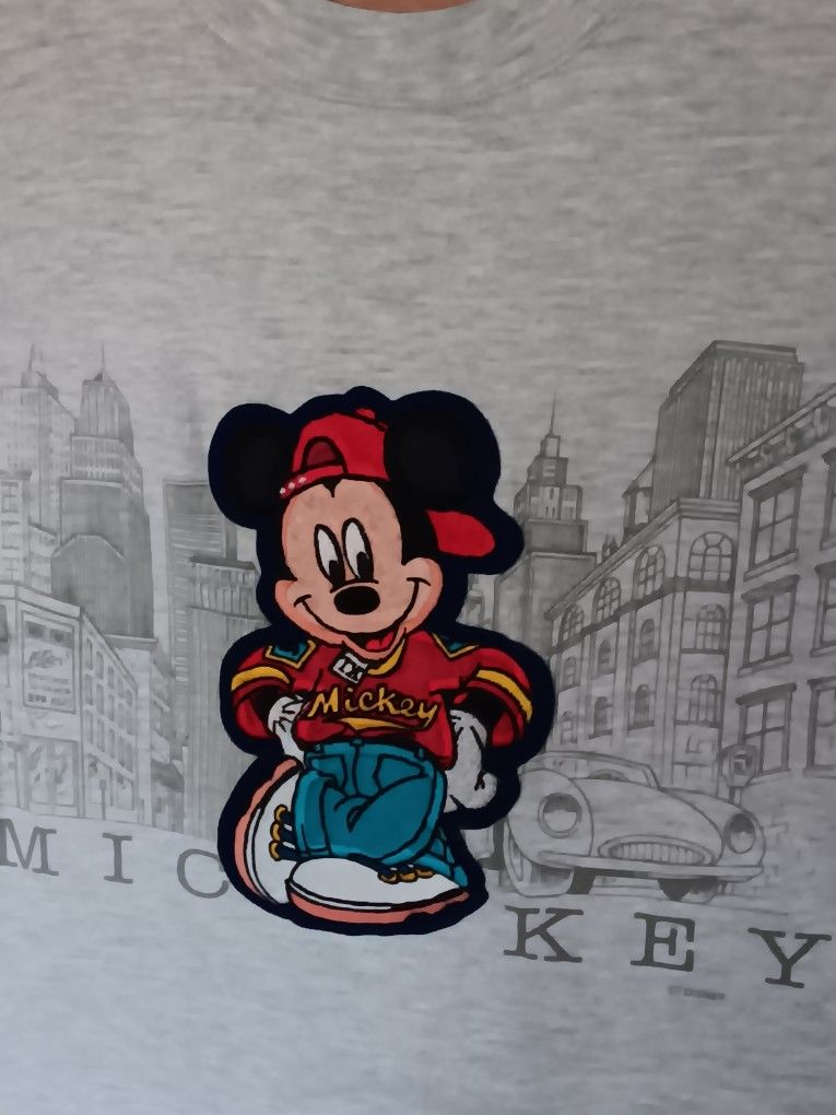 Vintage 90s HipHop Mickey Mouse Tshirt Medium