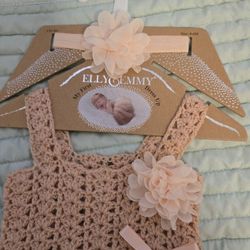 Babygirl Dress Up Set 0-6 Months 