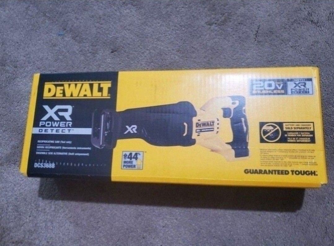 DEWALT XR POWER DETECT 20-volt Max Variable Speed Brushless Cordless Reciprocating Saw (Tool Only)