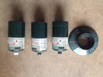 Three Propane Tanks 16.4 Oz: