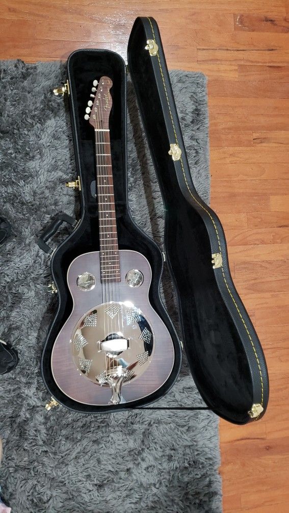 Fender Brown Derby Resonator Guitar