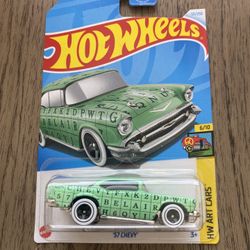Hot Wheels 1957 Chevy Bel Air (mint green)
