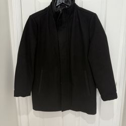 Men Black Coat-Size Medium 