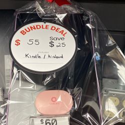 Quickcell Earbuds  and Amazon Tablet 