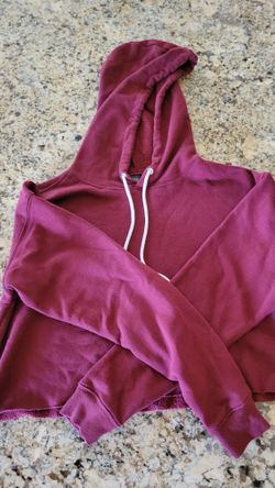 Junior's Sz Small Crop Sweat Shirt
