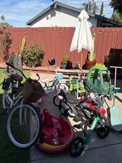 Various Kids Vehicles