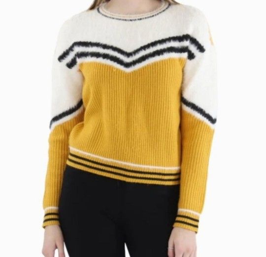 Vintage Fitted Varsity Sweater Sz XS