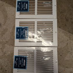 (3×) 10×6 Return Air Grilles #65019