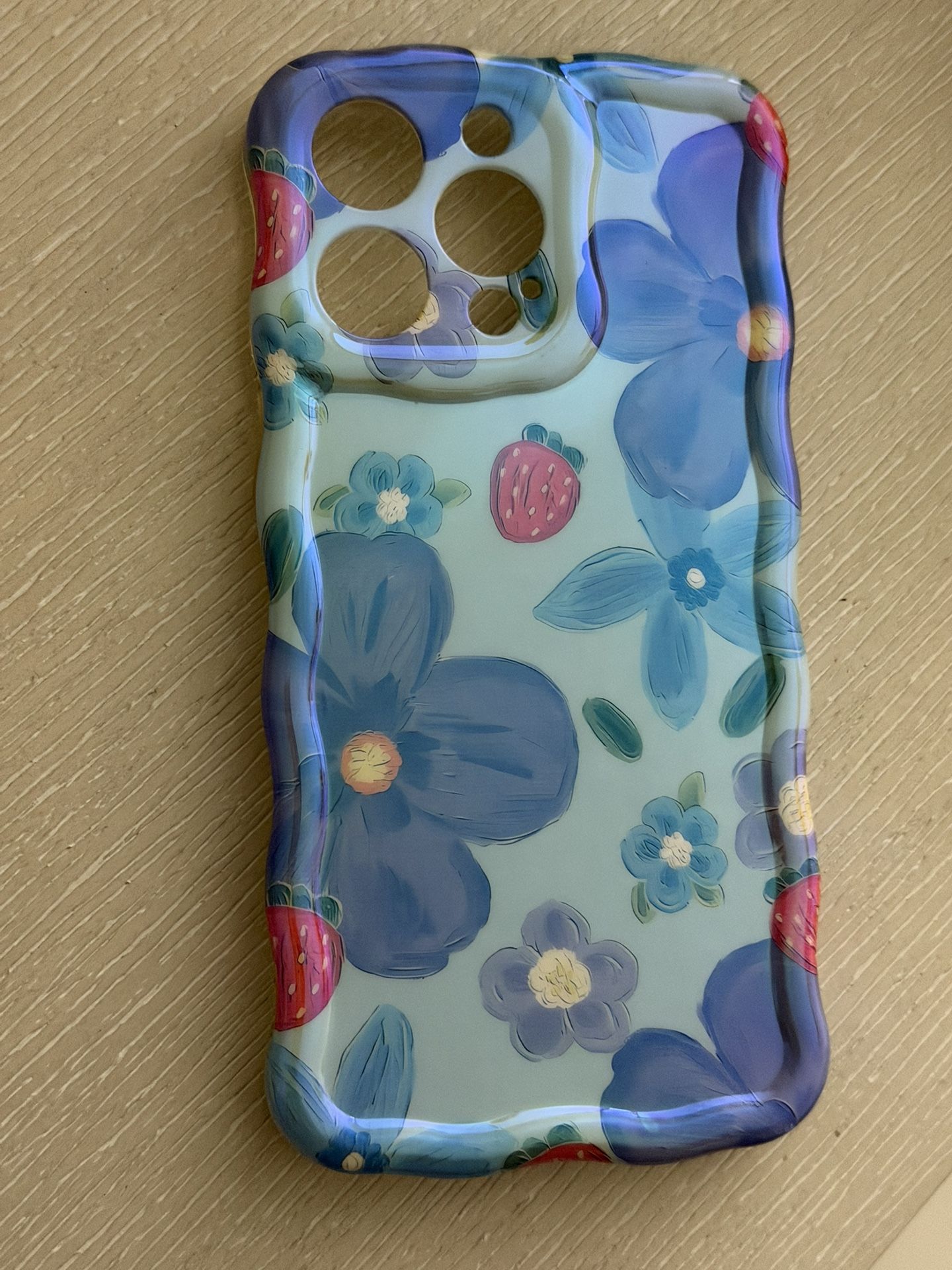 Iphone 15 pro max flower case