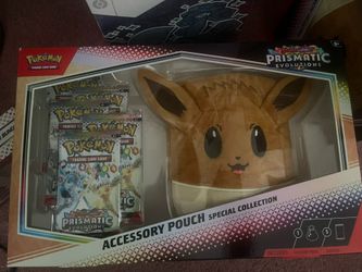 Pokemon Prismatic Evolutions Accessory Pouch Special Collection