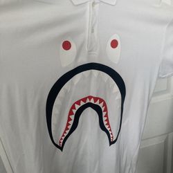 Bape Polo White