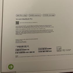 SEALED 14" AppleMacBook Pro M4 Pro 24GB RAM 512GB SSD 2024 w/ 2 YEAR WARRANTY  MX2H3LL/A!