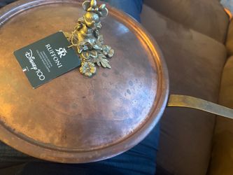 Handcrafted collectible disney  copper pan