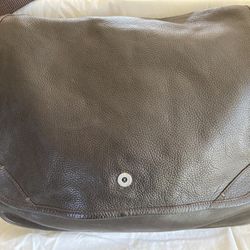 Cole Haan leather messenger bag / laptop bag