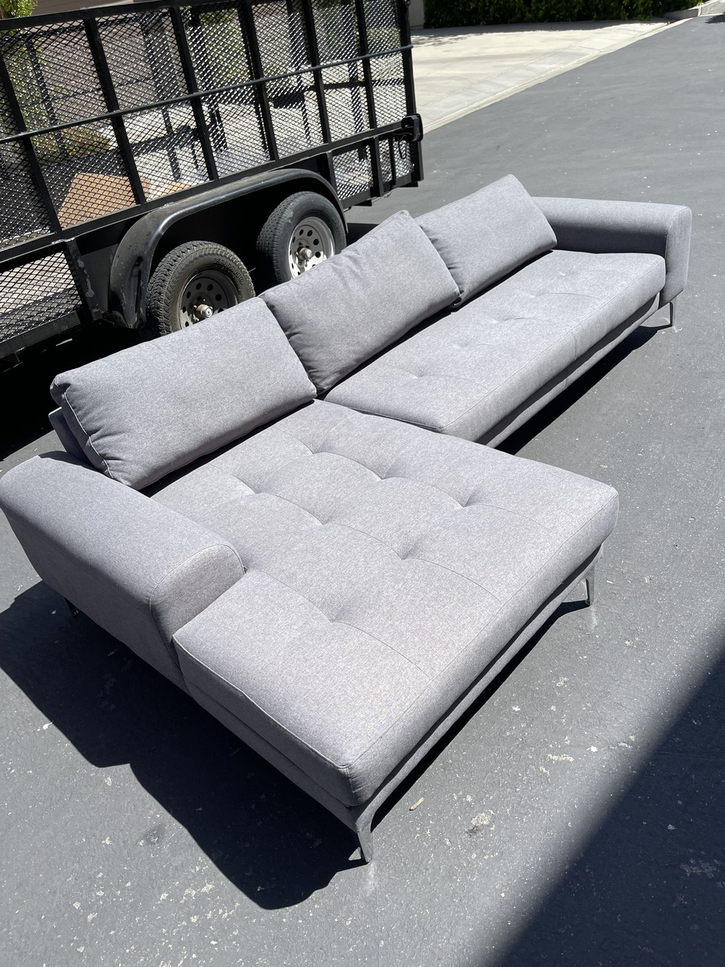 Medium Grey Sectionals With Chaise -all Modern Soca 
