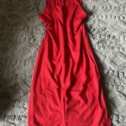 Fashion Nova Red Bodycon Prom Party Long Dress