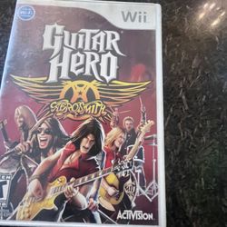 Nintendo Wii Aerosmith Hero Guitar Game