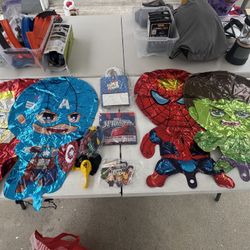 Marvel Birthday Party Balloons Supplies