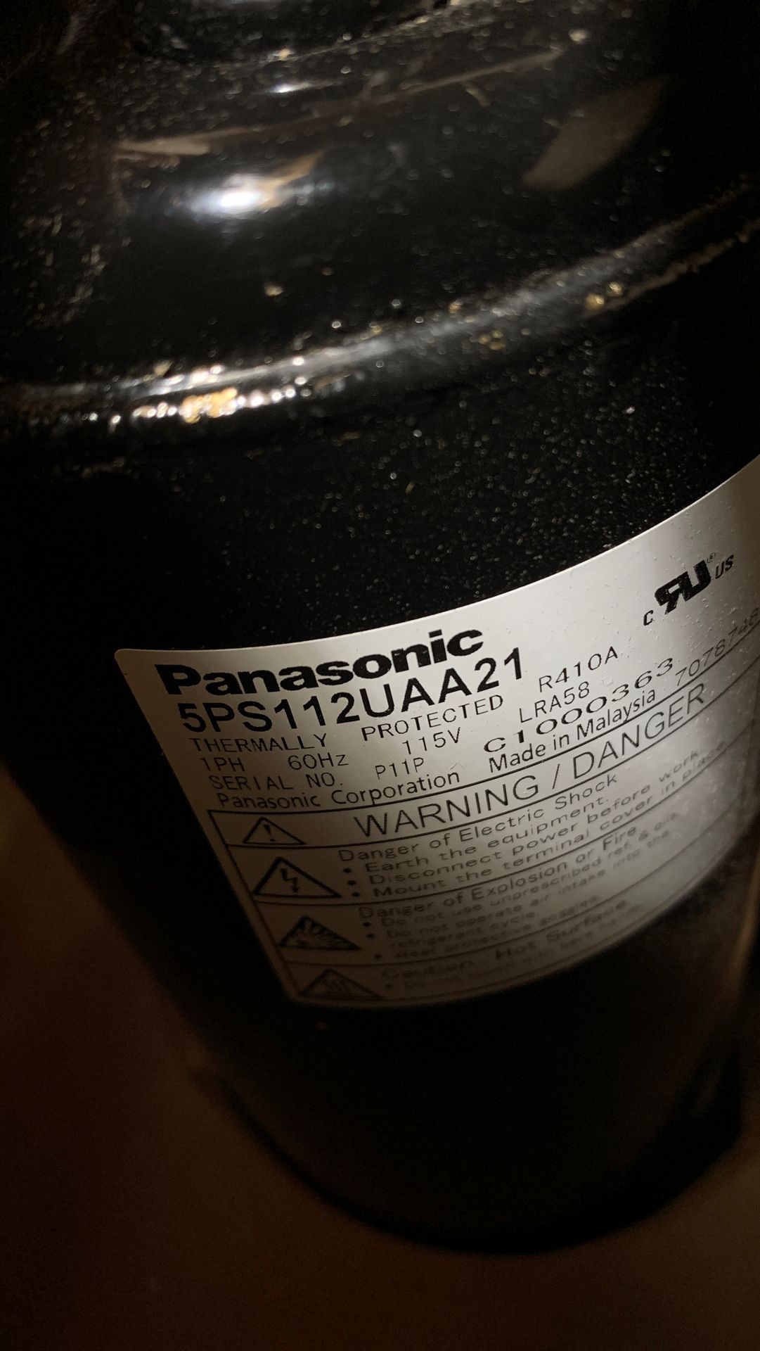 Compressor Panasonic 5PS112UAA21