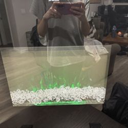 Lifeplus Electric Fireplace Heater w/ crystal media