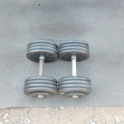Dumbbells 2x90lbs