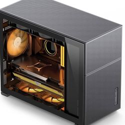 JONSBO D31 MESH Black Micro ATX Computer Case, MATX/ITX Mainboard/Support RTX 4090(335-400mm) GPU 360/280AIO,Power ATX/SFX: 100mm-220mm Multiple Tool-
