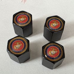 Marine Corps USMC air valve caps for tires See All Pics Sold Separately SHIPPING AVAILABLE 