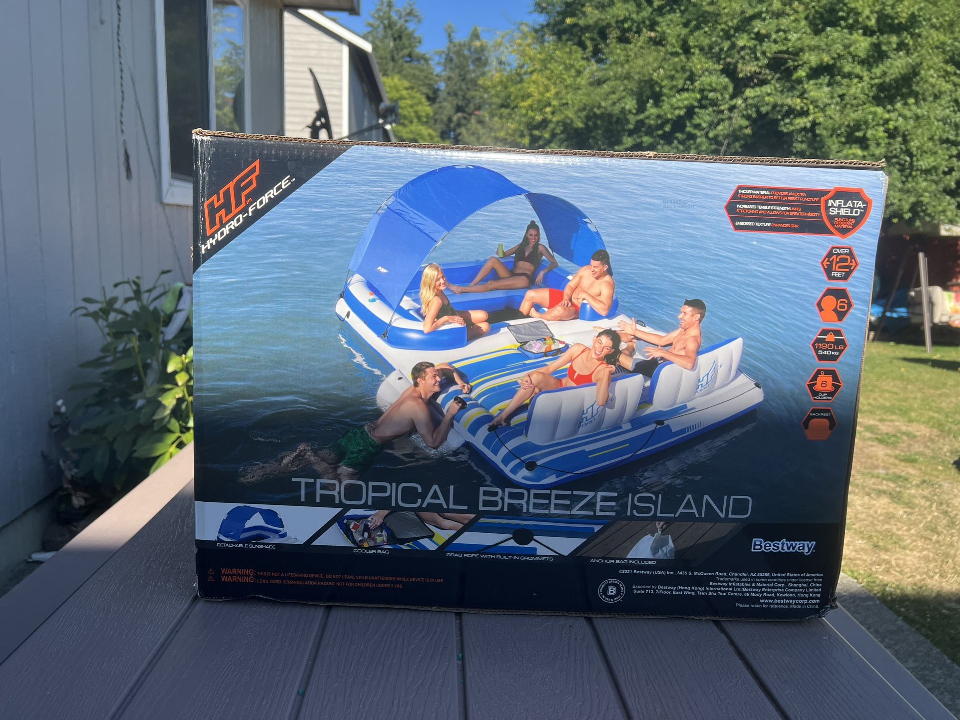 Island Floating Over 12ft