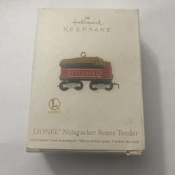 2012 Hallmark Christmas Ornament Lionel Nutcracker Route Xmas Train Route Tender.