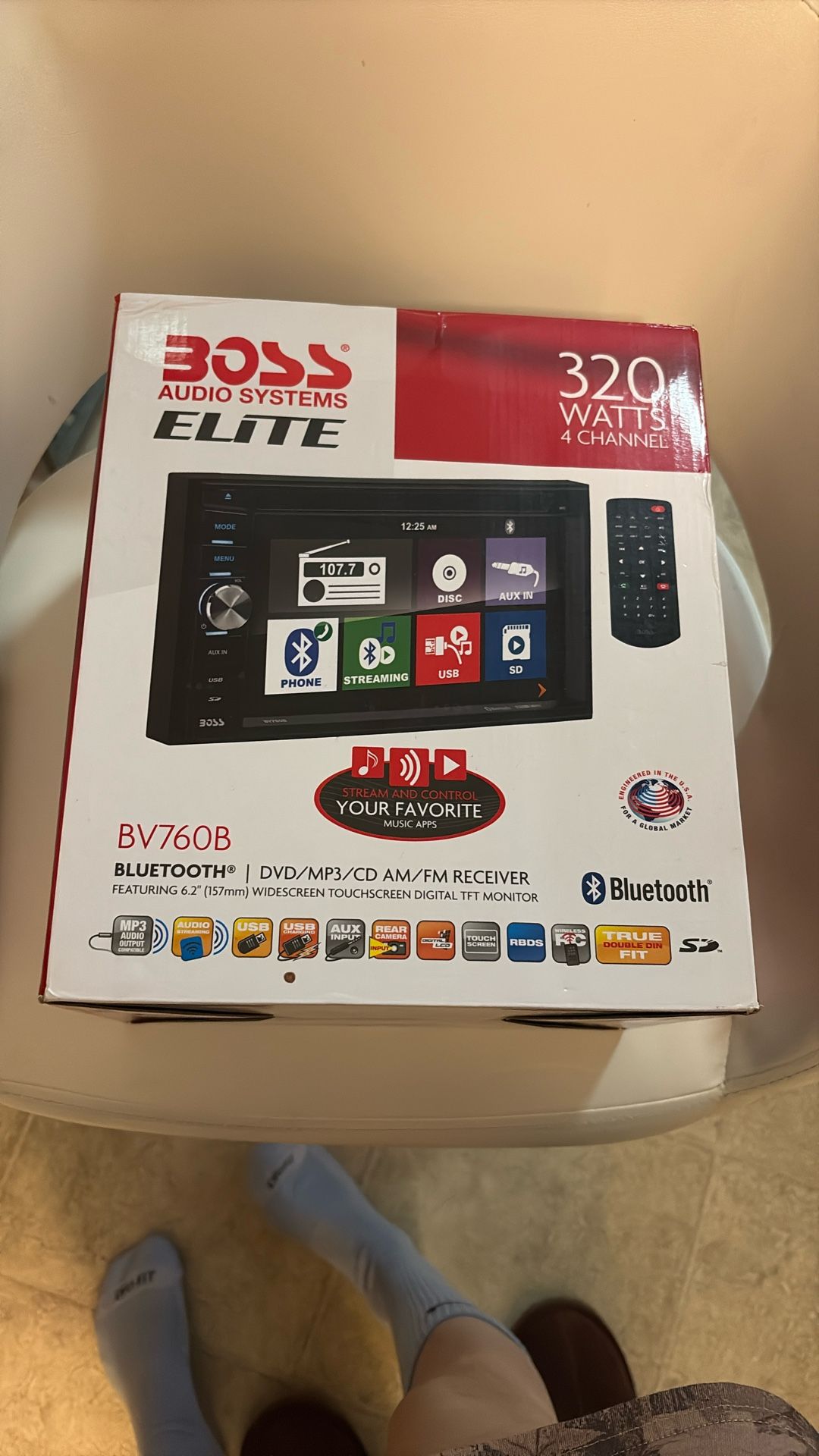 Bluetooth DVD/Mp3/am Pm Receiver