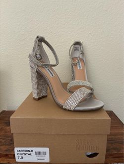New Steve Madden Rhinestone Heels, size 7