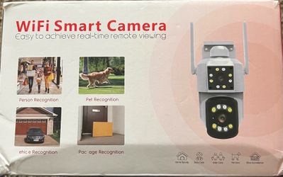 Dual WiFi camera. No subscription needed