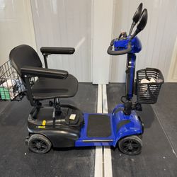 Four-wheeled electric scooter