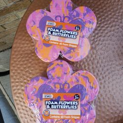 Foam Flower Crafting  Items, Each Pack
