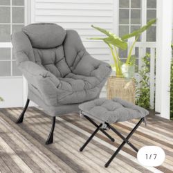 Gray Folding Chair 