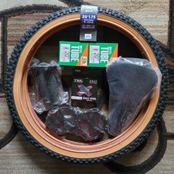 NEW Bicycle Bmx Parts Bundle 20" Black Classic