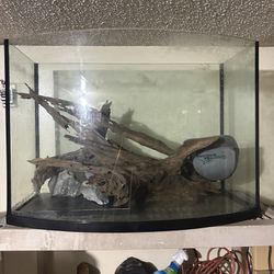 36 Gal Bow front Tank And Stand