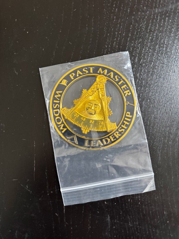 2 Masonic Car Badge