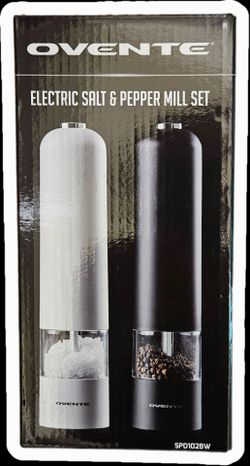Ovente electric salt & pepper mill set, OBO