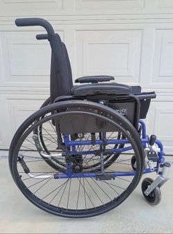 TiLite Rigid Manual Wheelchair – Blue Frame