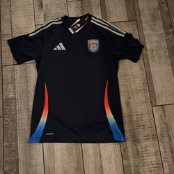 adidas San Diego FC Short Sleeve AEROREADY Soccer Jersey Black M
