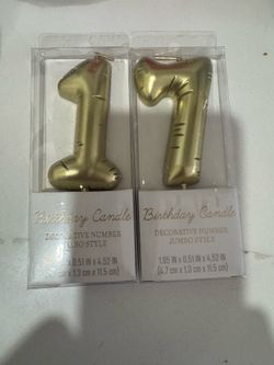 Seventeen-17 or seventy one-71 candles