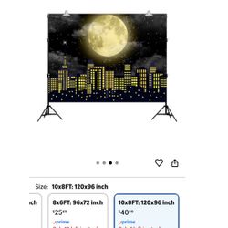 Super City Superhero Backdrop