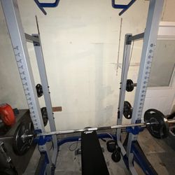 Squat Rack / Bench press / Dips And Pull Ups